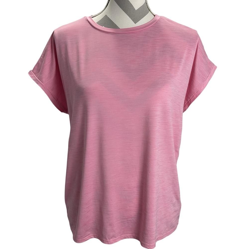 Lolë Activewear Women's Short Sleeve Performance Tshirt Medium Pink